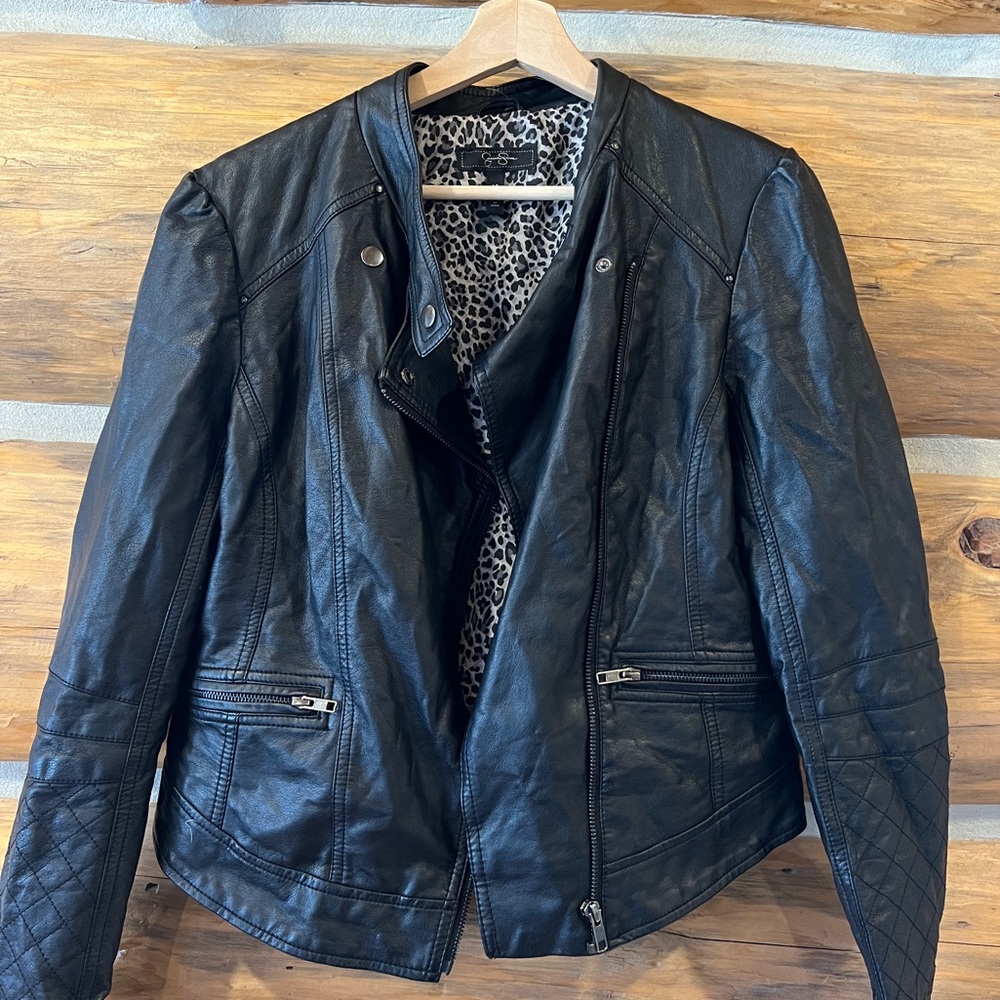 Jessica Simpson Faux Leather Jacket